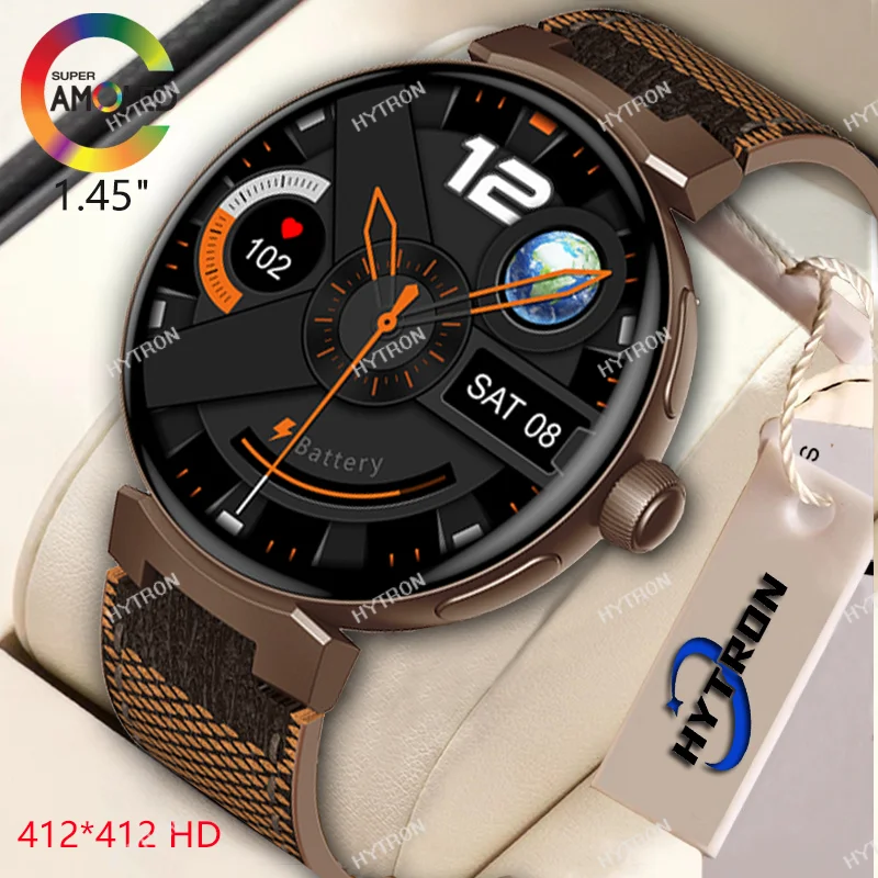 

HYTRON New 2023 Smart Watch Men Voice Calling Sport Watch Women NFC Access Control Waterproof Smartwatch For Ios Android Phone