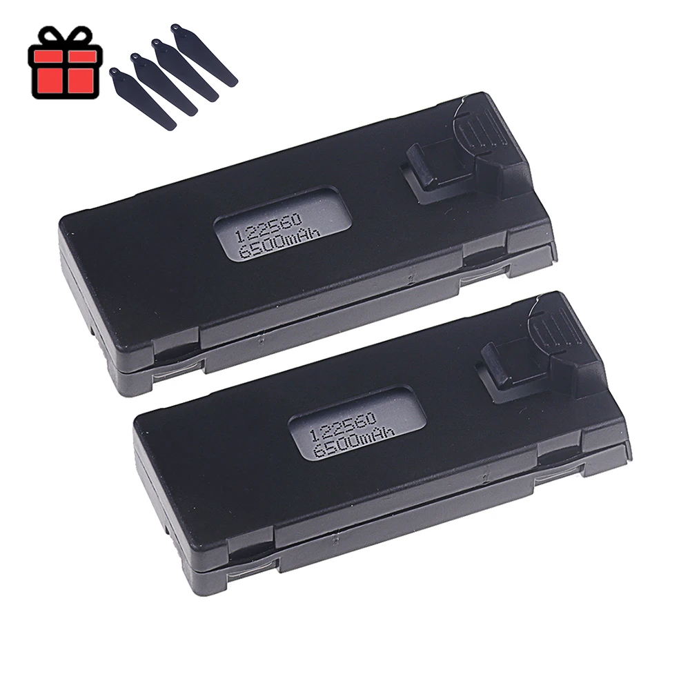 ตัวเลือกสินค้า แบตเตอรี่ชาร์จได้ 3.7V 6500mAh สำหรับโดรน RC