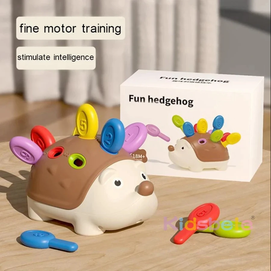 Giocattoli Montessori In Legno 3 In 1 Per Bambini 1-3 Anni - Secchio Impilabile Con Bastoncini, Chip E Forme - Gioco Sensoriale Motorio Fine - 3