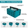 Makita Drawer Interlocking Case P-84311 P-84349 P-84333 P-84327 Stackable DIY Storage A-60632 TR00000002 Wheelbarrow Portable 2