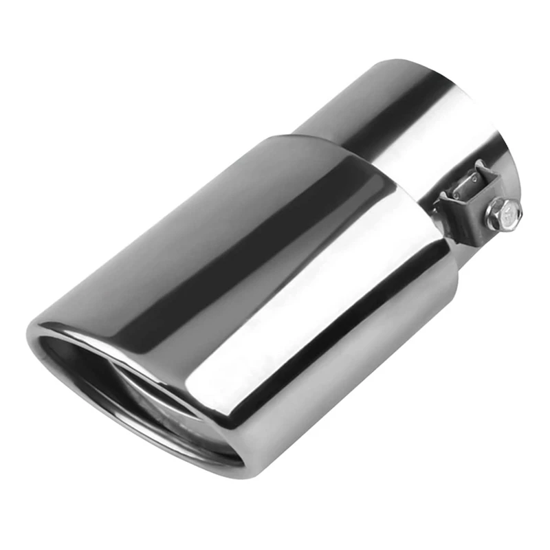 1 Piece Car Exhaust Tip Car Exhaust Pipe Modification Tail Throat Tail Pipe 2.1In To 1.5In Stainless Steel exhaust pipe tip