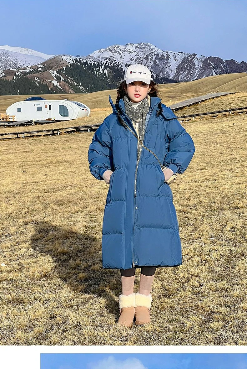2023 nuove donne piumino di cotone giacca invernale femminile versione di media lunghezza parka sciolto spesso caldo capispalla con cappuccio moda soprabito