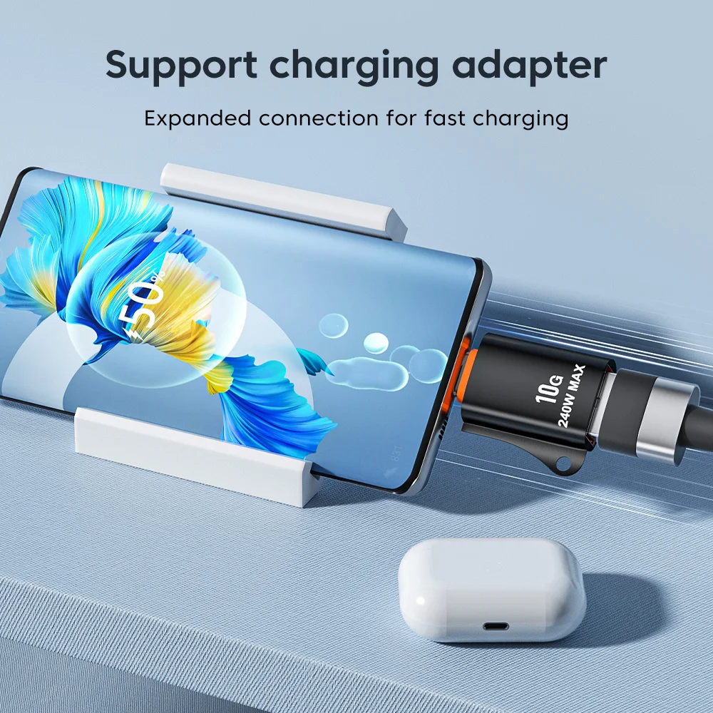 Olaf 10G USB C OTG Adapter USB 3.0 Female To Type C Male Converter For Xiaomi Samsung Macbook Fast Transfer OTG Connector