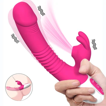Big Rabbit Vagina Sucking Vibrator For Women 7*7 Speeds Sucker Dildo G-Spot Vaginal Clitoris vibrador Adult Toys Sexy Toy 4