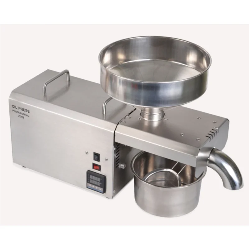 220V/110V S8 Oil Press Machine 1500W Electric Oil Extractor Machine Stainless Steel Oil Presser with High Pressing Speed 2
