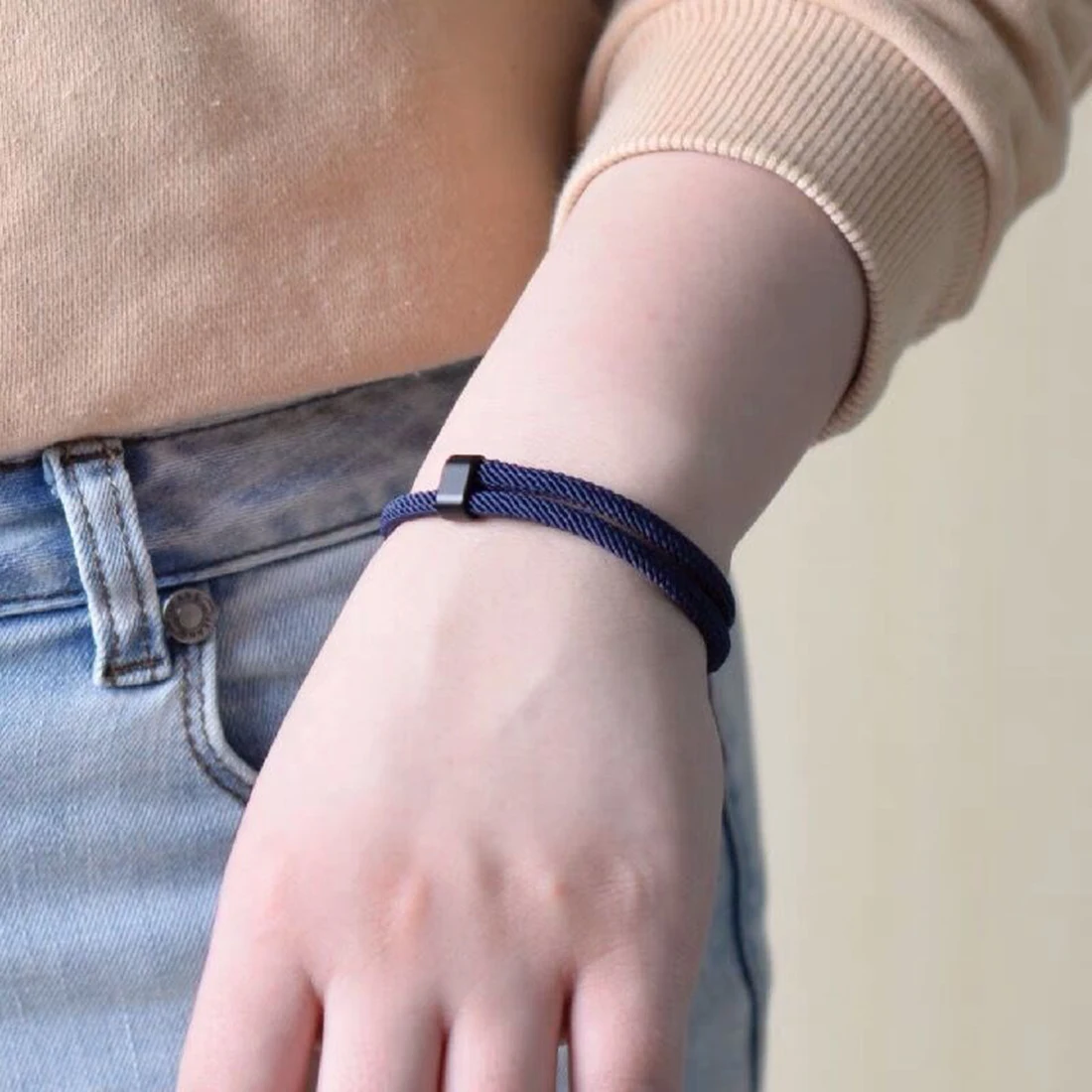 Edelstahl Gold Endkappen Spacer Perlen Verbinder Verschluss für verstellbares Armband Milan Seil Schmuckherstellung – Detail 3