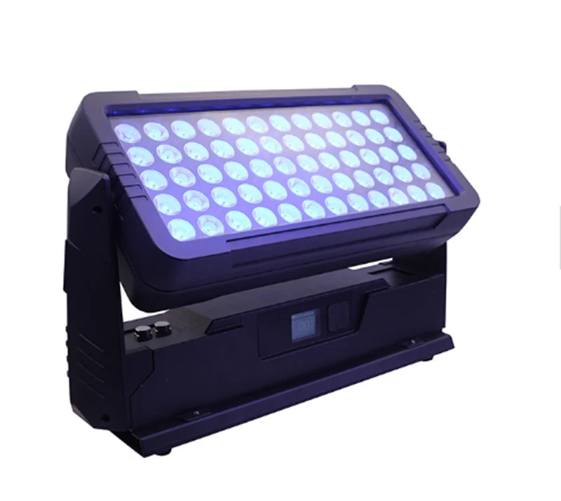 Description Picture 2 of item4pcs with roadcase IP65 bright 60*10w rgbw 4in1 outdoor wall washer light waterproof dmx stage led strobe wall wash light