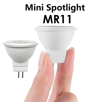 LED 미니 COB 스포트라이트 MR11 GU4 고휘도 따뜻한 백색광, 주방 교체용, 20W, 50W 할로겐, 4-20 개
