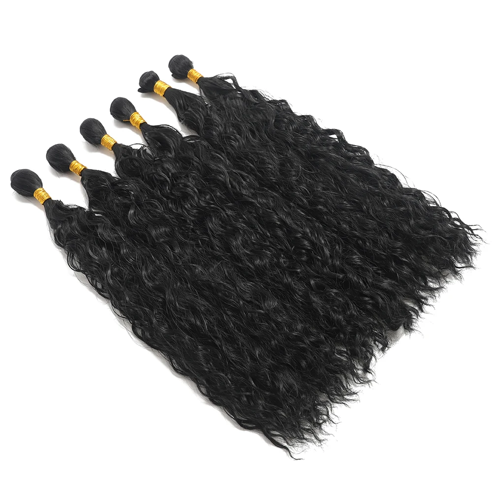 Hair Extensions Synthetic Hair Bundles Curly Weave 30 Inch Long Kinky Curly Heat Resistant 1pcs/set