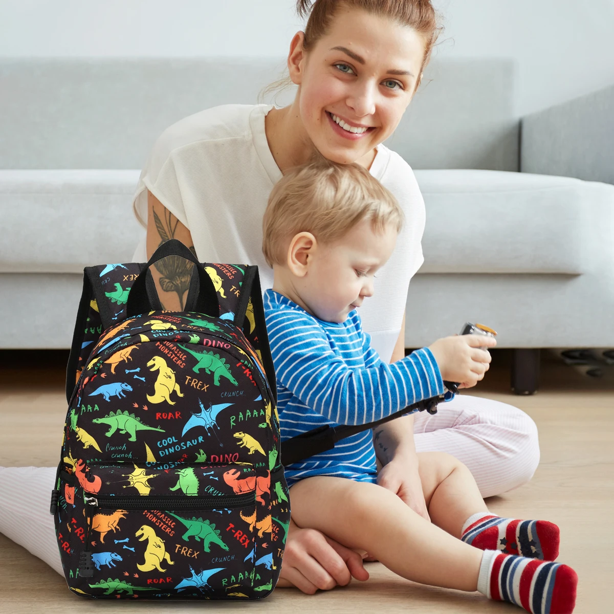 

Fashion Waterproof Mini Book Cute Printing Children Cartoon Students School Bags Backpack for Kids
