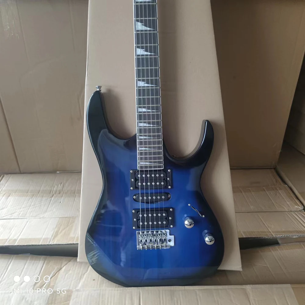 Acoustic Electric Guitar 6 Strings 24 Frets Electric Guitar Maple Body Electric Guitar Professional Guitarra With Necessary Parts & Accessories Guitar Capo Acoustic Guitar Strings