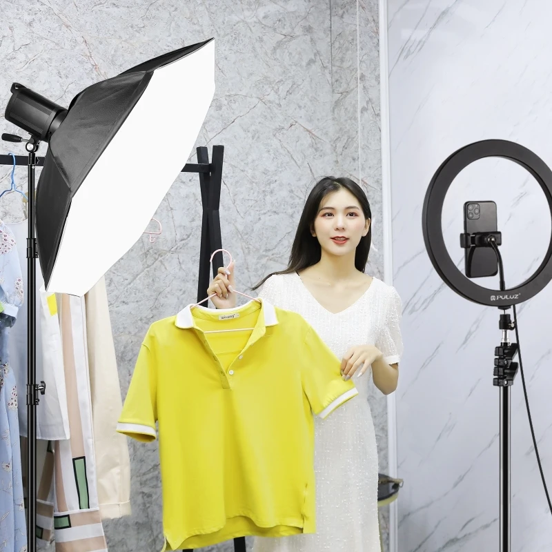 PULUZ 95cm 스피드라이트 플래시 팔각형 포물선 소프트박스 Bowens 마운트 디퓨저 8극 포물선 플래시 라이트 박스