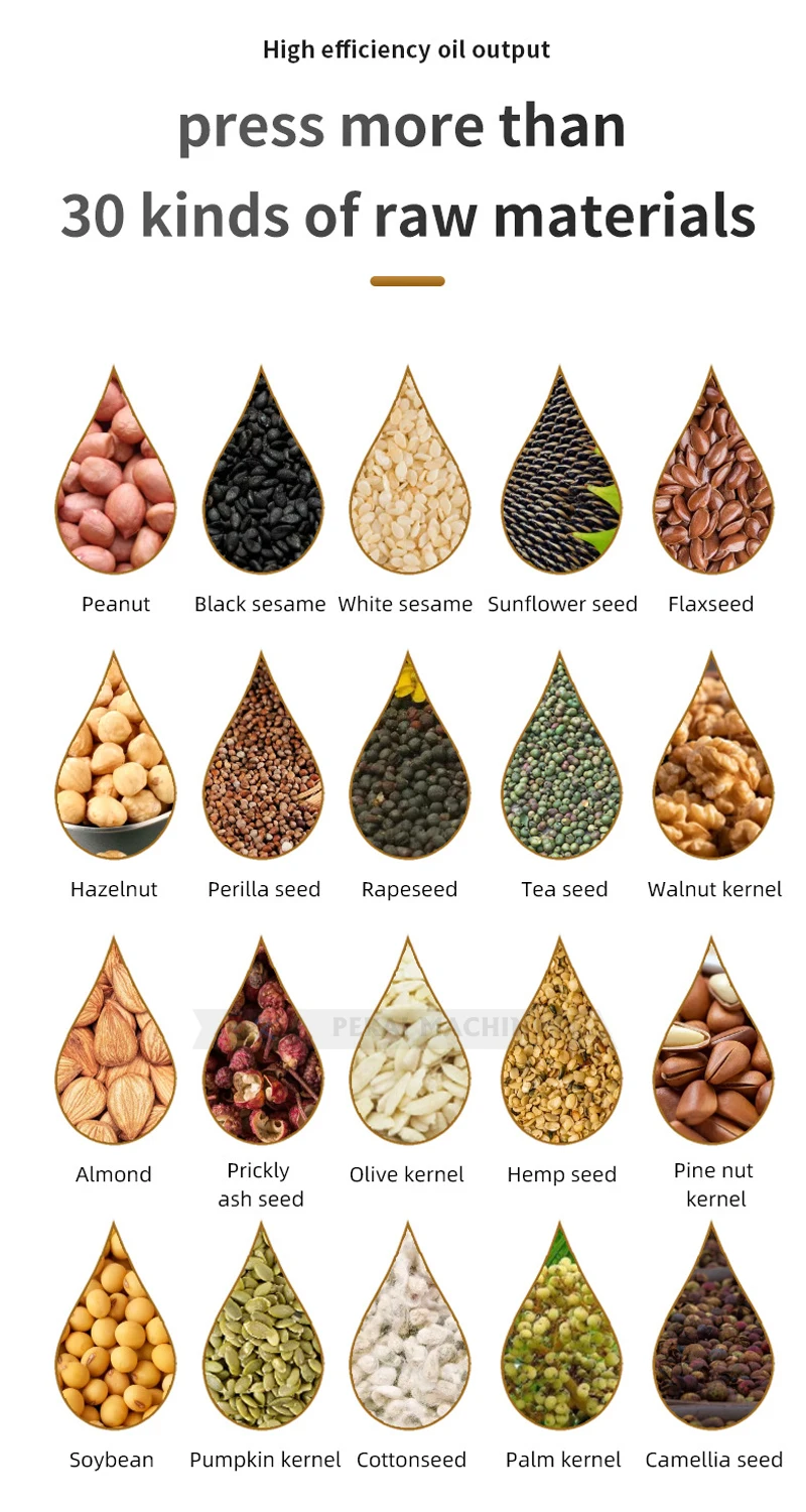 Description Picture 4 of itemB03 Stainless Steel Household Oil Press Intelligent Automatic 820W Small Oil Pressers 110V/220V Edible Oil Processing Tool