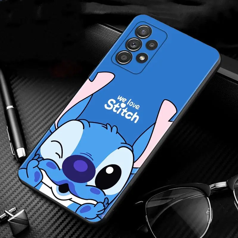 Phone Case For Samsung Galaxy A12 A52 A51 A32 A21s A71 A02s A32 A22 A72 A52s A31 A41 A03 A13 A02 Cover Pink stitch