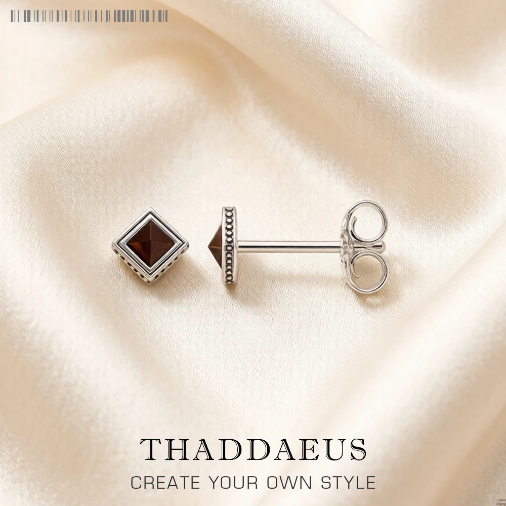 Ohrstecker Afrika Herbst Neues ethnisches 925er Sterlingsilber Feiner Schmuck für Frauen Geschenk