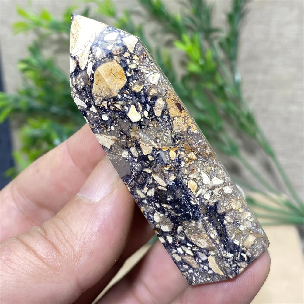 Sugilite Symbiont Natural Stone And Minerals Purple Tower Crystal Wand Healing Living Room Decoration Indie Home Decor Aquarium 3