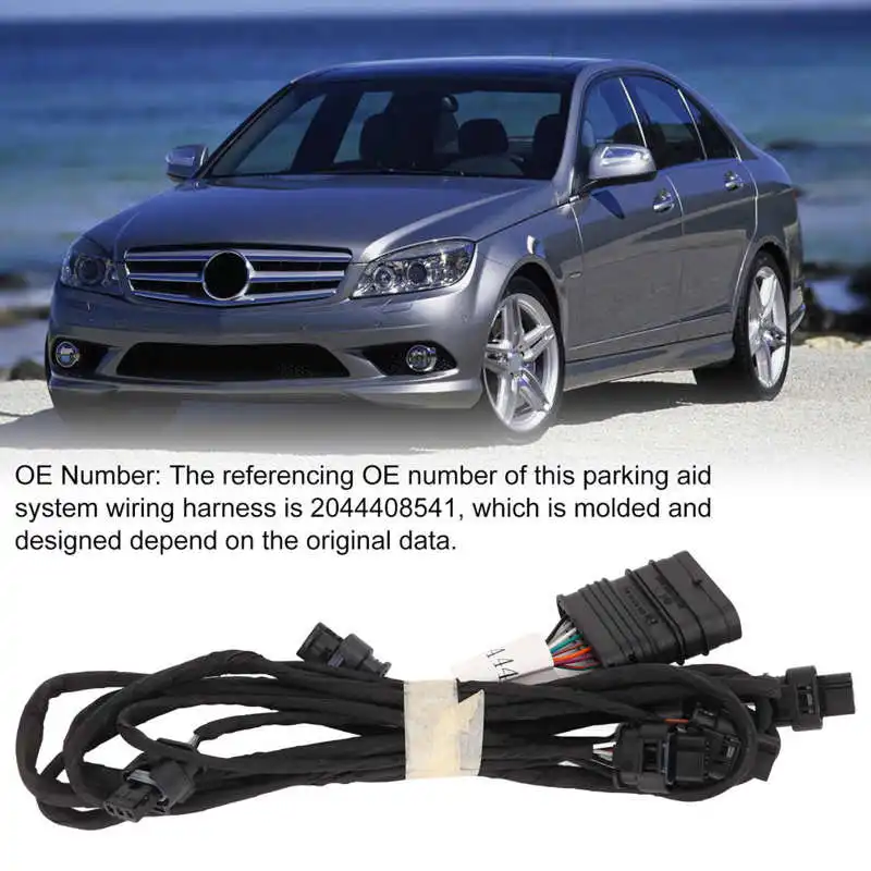 Front Bumper ing Aid System Wiring Harness 2044408541 Positioning Sensor Harness Fit for C-Class W204