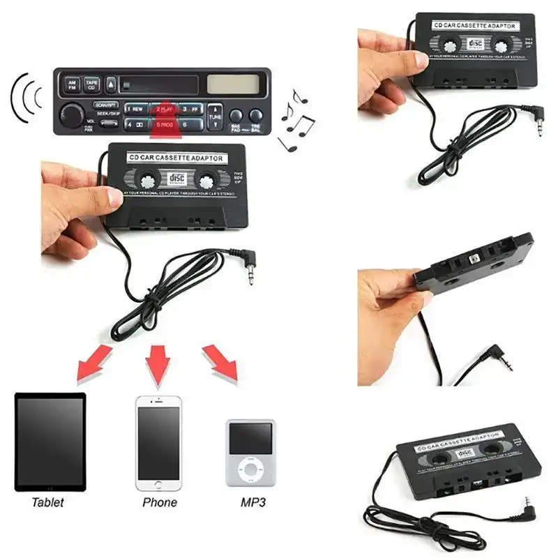 Universal Cassette Bluetooth 5.0 Adapter Converter Car Tape Audio Cassette For Aux Stereo Music Adapter 1pc
