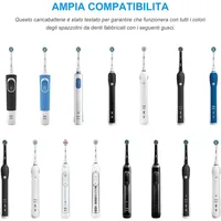 For Oral B Cargador Cepillo Eléctrico Braun 3757 3766 Pro 1/2/3 600 700 1000-3900N Carga Rápida Recarga Universal - Image 2