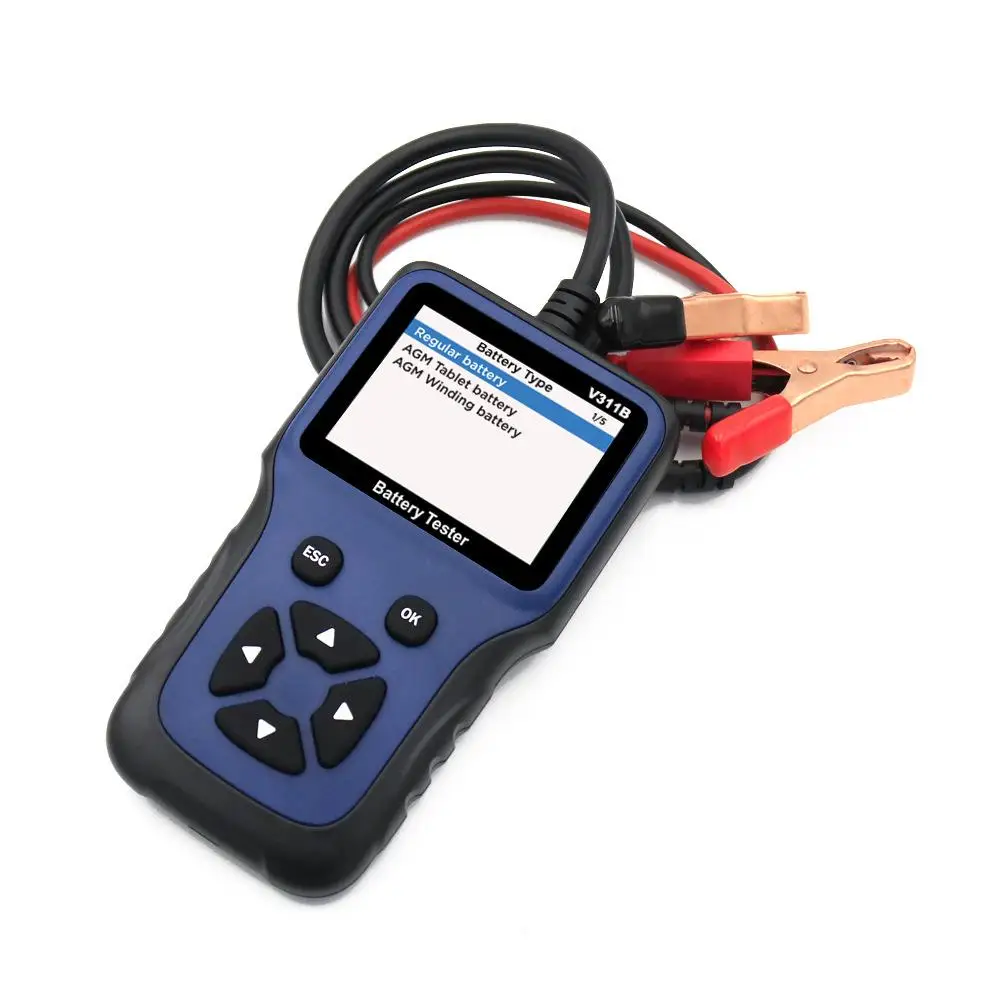 

Car Battery Tester Diagnostic Tool 2.8 Inch Screen 12V Battery Charger Detector Analyzer Universal for Automotive Yacht