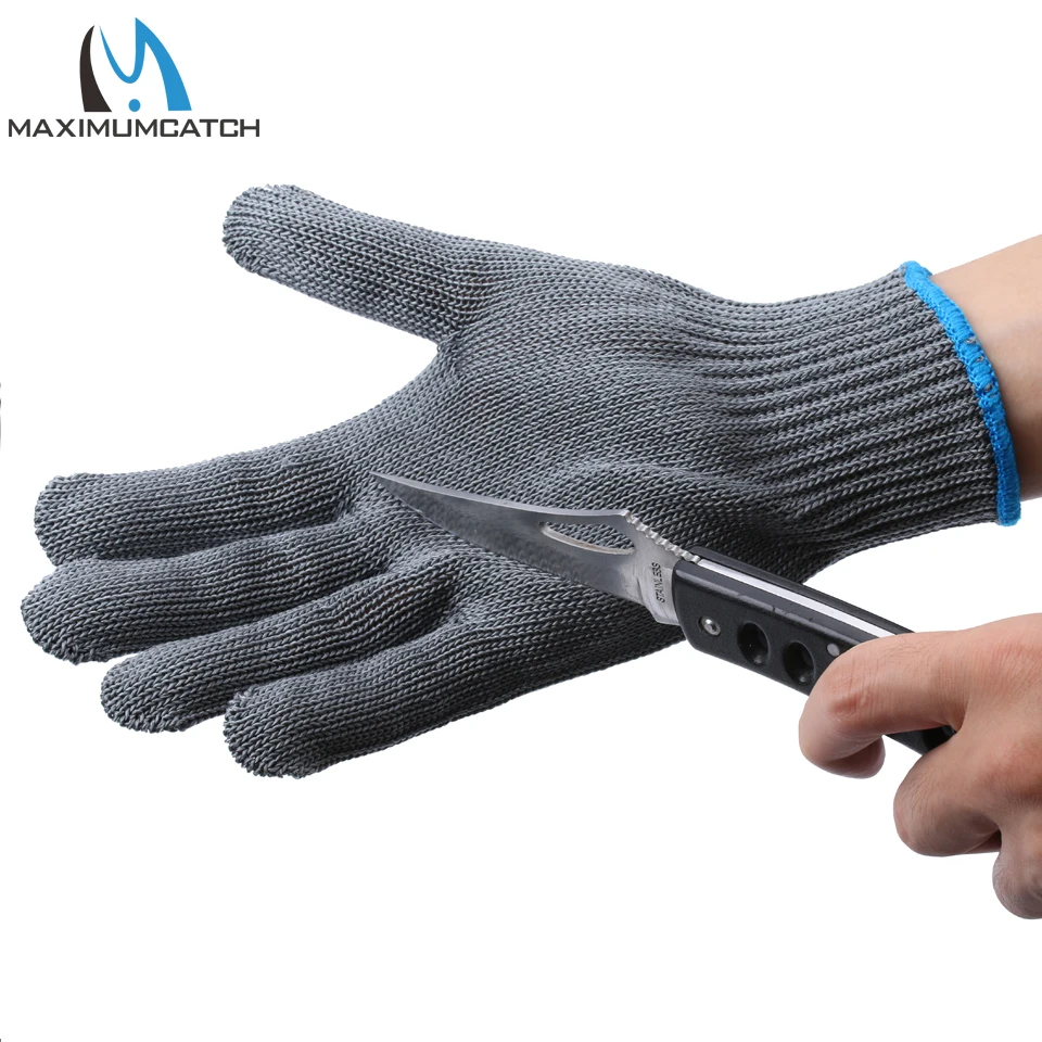 Maximumcatch Durable Protective Fishing Gloves Tuff-Knit Yarn Anti-cut