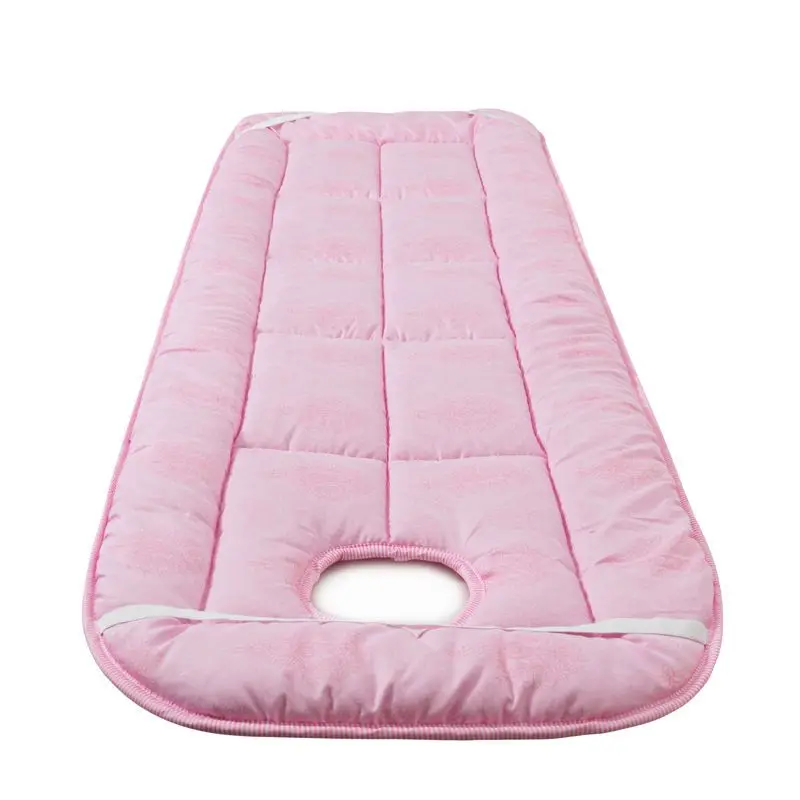Beauty Salon Bed Thickened Cushion Mattress Anti Slip Bed Mat Massage Pad With Hole