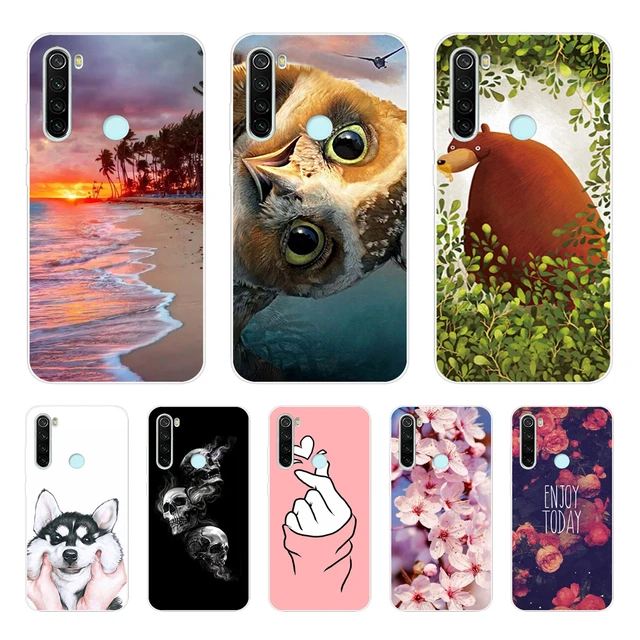 Funda de silicona con anillo para Xiaomi Redmi Note 8, 360 Pro, 8A, soporte  para teléfono, funda trasera suave, 2021 - AliExpress