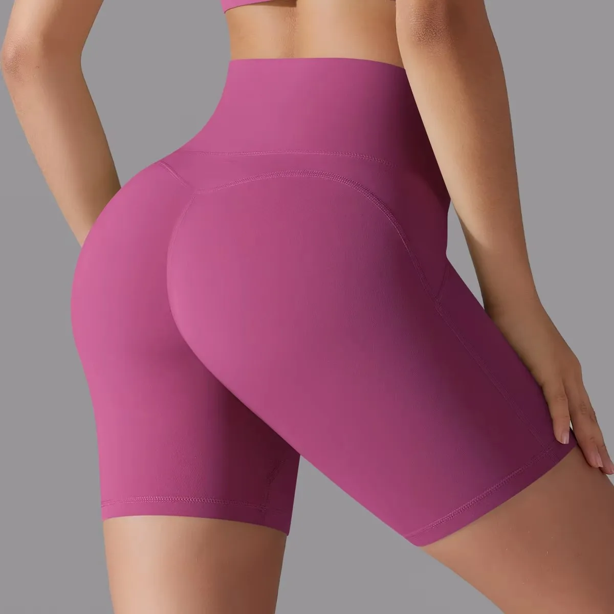 Women Wear-free Underwear High Waist Tight Zero Sense Shorts Sports Running Fitness Yoga