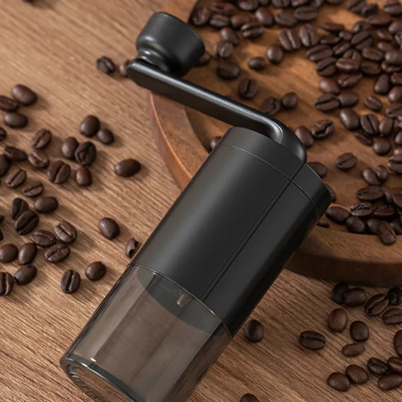 1pc Manual Coffee Grinder Portable Grinder Home Outdoors Travel Hand Crank Coffee Grinder Adjustable Bean Grinder
