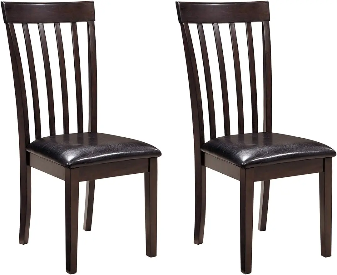 

Hammis Rake Back Dining Room Chair, Set of 2, Dark Brown, 43.00"W x 20.00"D x11.25"H