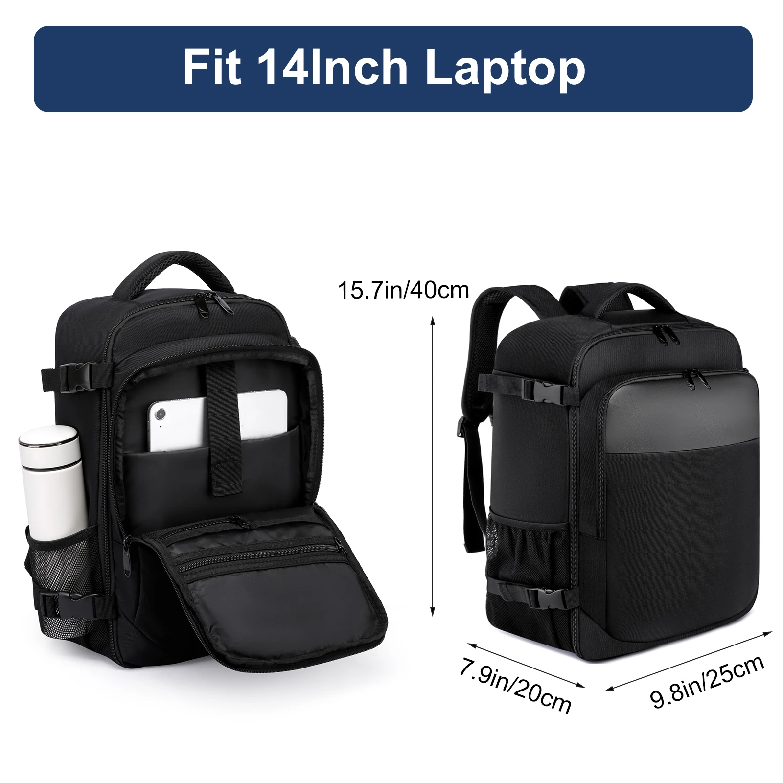 Multifunctional travel Backpack Airline approved laptop backpack Casual short hike Mountain Backpack Student Backpack Backpack W