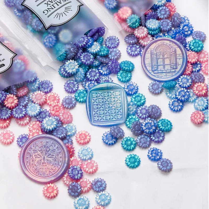 

100 шт., поляризованные эмалевые восковые узоры