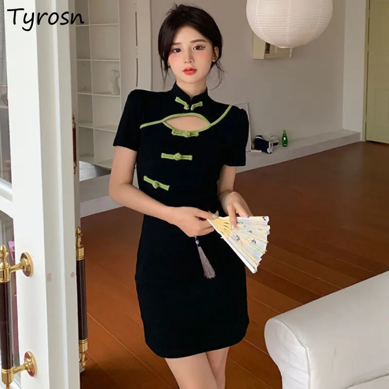 

Женские платья ретро дизайн приталенные пикантные Асимметричные простые шикарные темпераментные для отдыха в Корейском стиле горячие летние платья для девушек