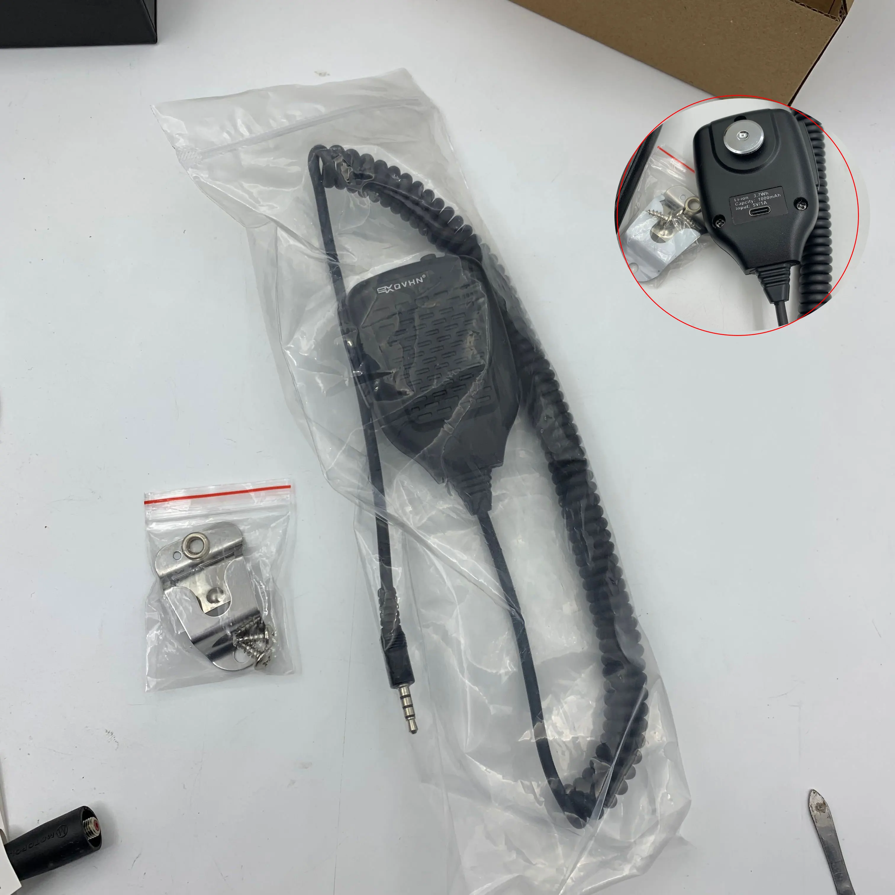 【3個セット】Zello R2GEAR MK3 スピーカーマイク R2GEAR MK3 Bluetooth PTT Wireless Speaker/Mic Android iOS