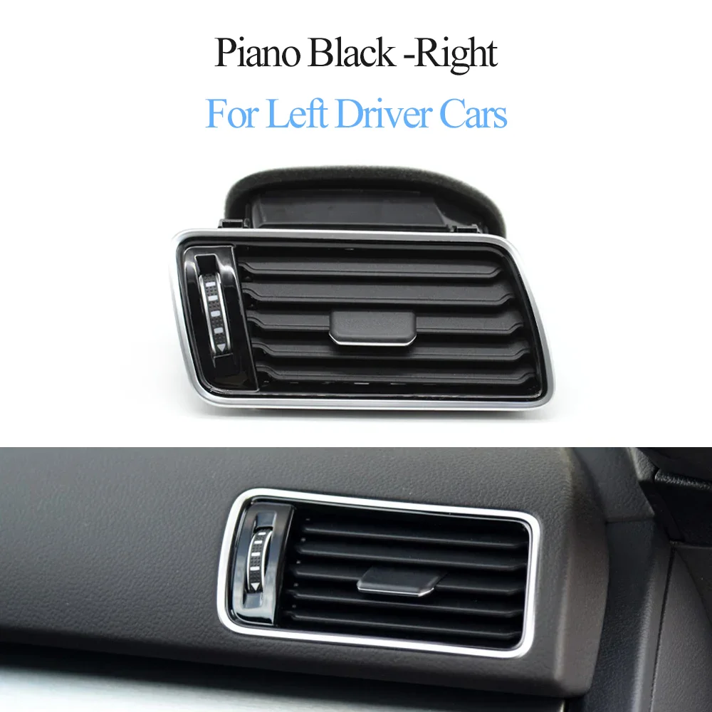 Console Centrale Climatisation Pour Volkswagen CC B6 B7 - Sorties D'air Tableau De Bord - Noir ABS