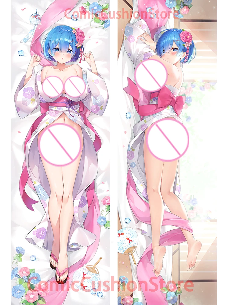 

Dakimakura anime Rem Re：Zero Double-sided Print Life-size body pillows cover Adult pillowcase