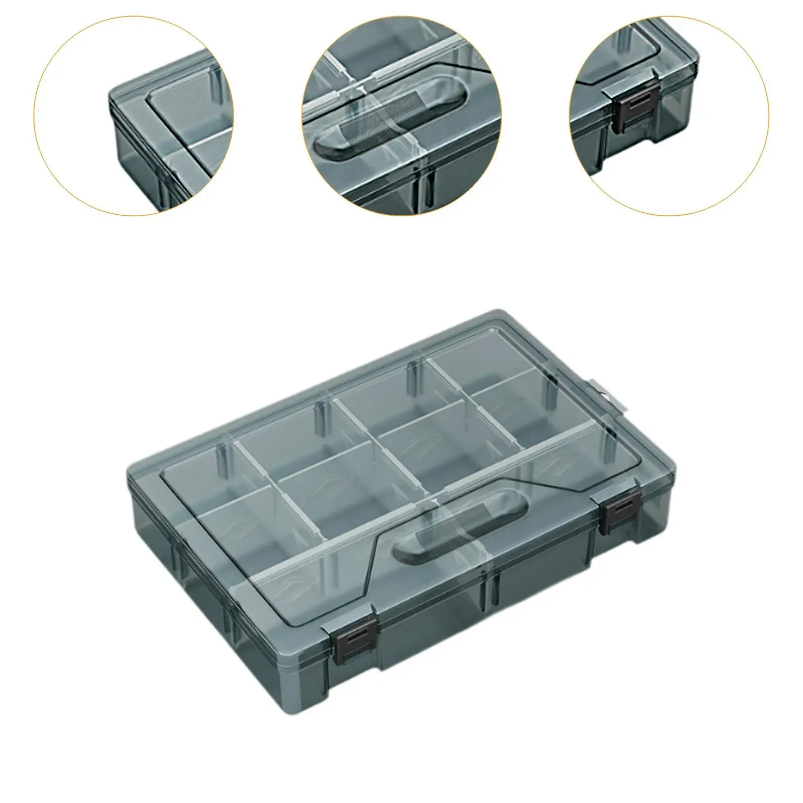 Screw Organizer Storage Bin Small Parts Organizer with Lid Drawers Organization Tool Box Hardware Storage Box for Nails Bolts 5