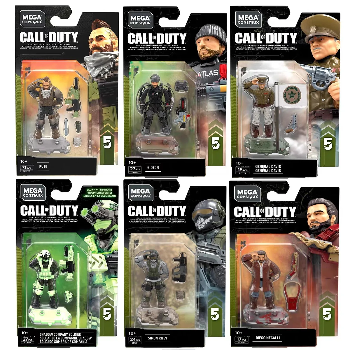MEGAS BLOCKS Construx Figures Calling of Duty Game Character Model Building Figurine Soldier Collection Kids Birthday Gifts building blocks toys,anime action figures