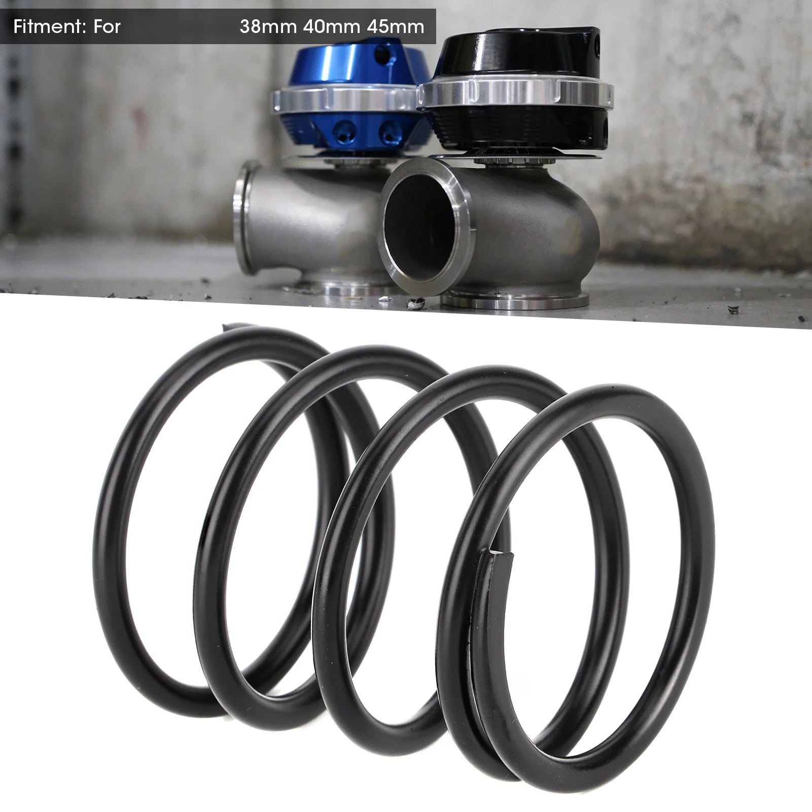 7PSI 코팅 웨이스트게이트 스프링 WG 탄소강 38mm 40mm 45mm 코팅 웨이스트게이트 스프링 스프링 차량 액세서리 스프링