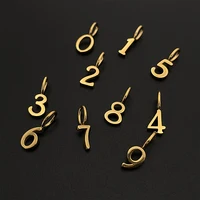 EManco – pendentifs numériques en acier inoxydable, éléments numériques de Style moderne, fabrication de colliers, Bracelets, bijoux à faire soi-même 3