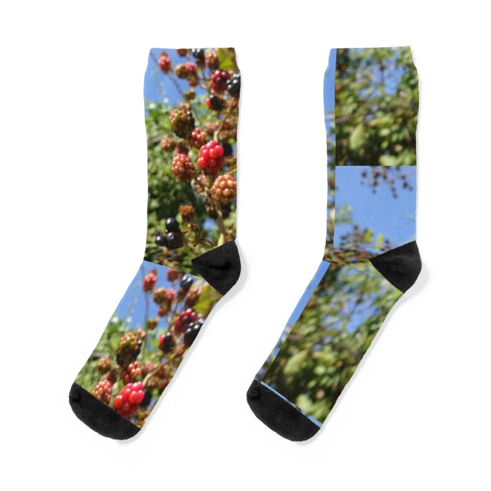 

Anyone like blackberries Socks funny gifts set Heating sock cotton Man Socks Women's
