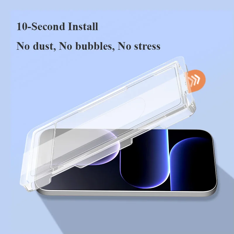 Lereach Tempered Glass Screen Protector with Positioning Box