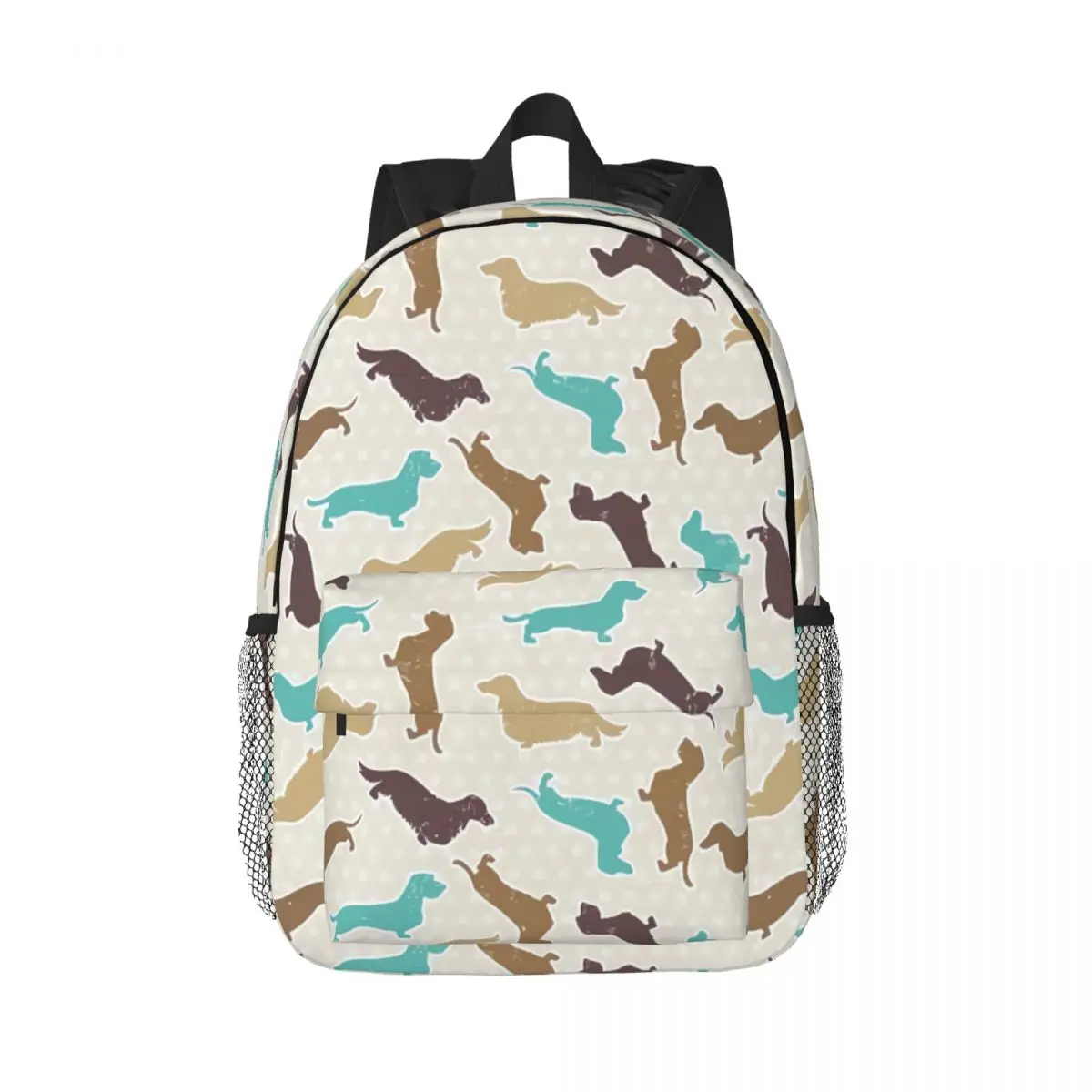 

Colorful Badger Sausage Puppy Travel Backpack Men Women School Computer Bookbag Dachshund Dog College Student Daypack Bags