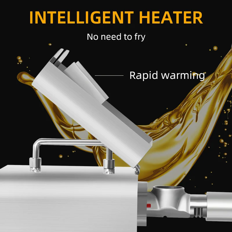 3.5-5KG Automatic Intelligent Home Use Oil Press Stainless Steel Press Oil Machine Cold And Hot Oil Extractor Frying Machine 4