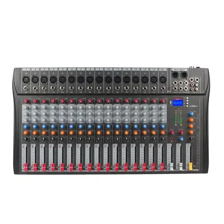 전문가용 USB 블루투스 오디오 믹서, 전문가용 스피커 오디오, DJ 컨트롤러, CT16, 16 채널, 신제품