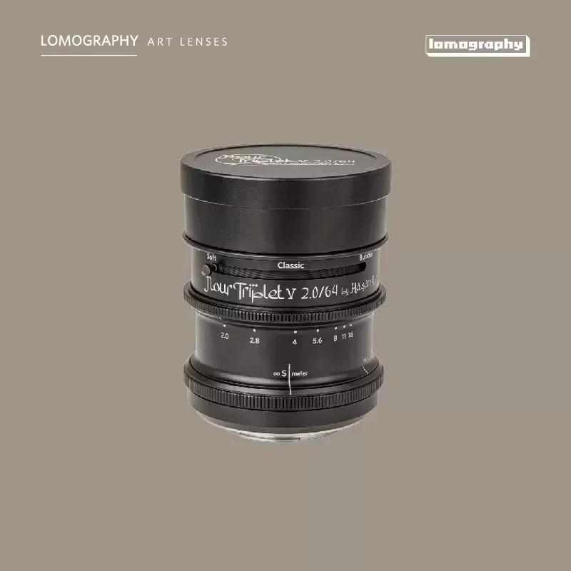 로모 누르 누르 트리플렛 V 2.0/64 소프트 포커스 아트 렌즈 미러리스 마이크로 니콘 Z/ E/캐논 RF 마운트 카메라용