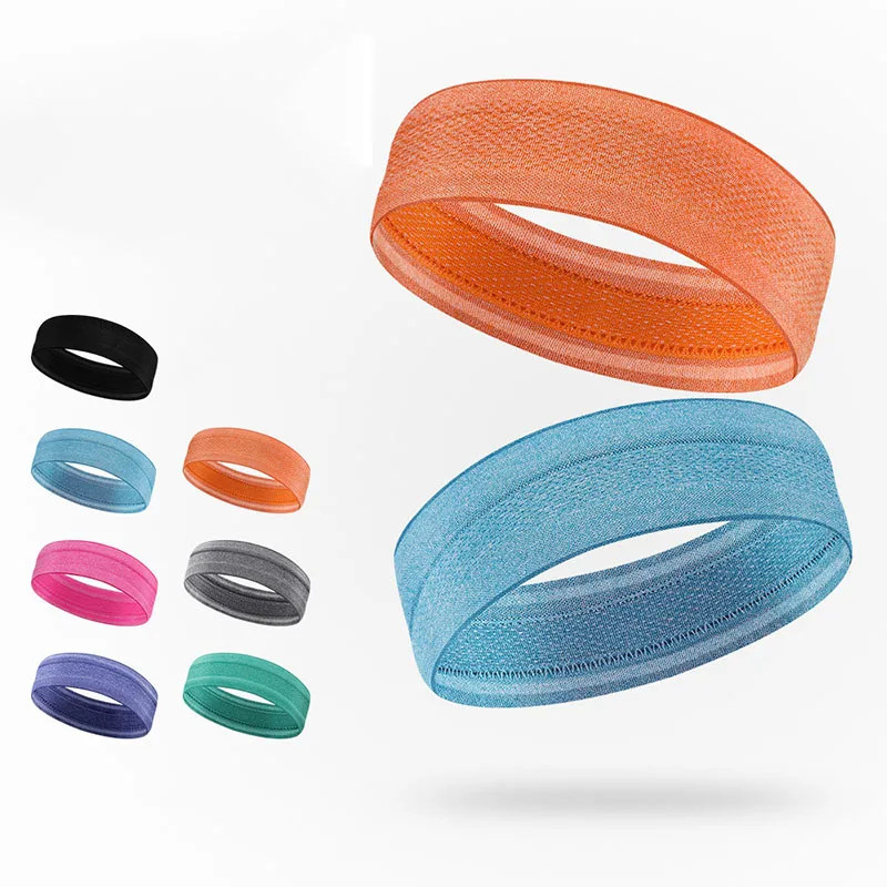 Outdoor Sports Fitness Hair Bands Headband Portable  Man Woman Hair Wrap Brace Elastic Cycling Yoga Running Exercising Sweatband
