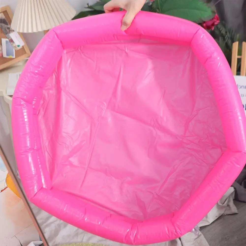 Portable Summer Inflatable Swimming Pool 60cm Round Baby Swimming Pool Outdoor PVC Play Water Bathtub for