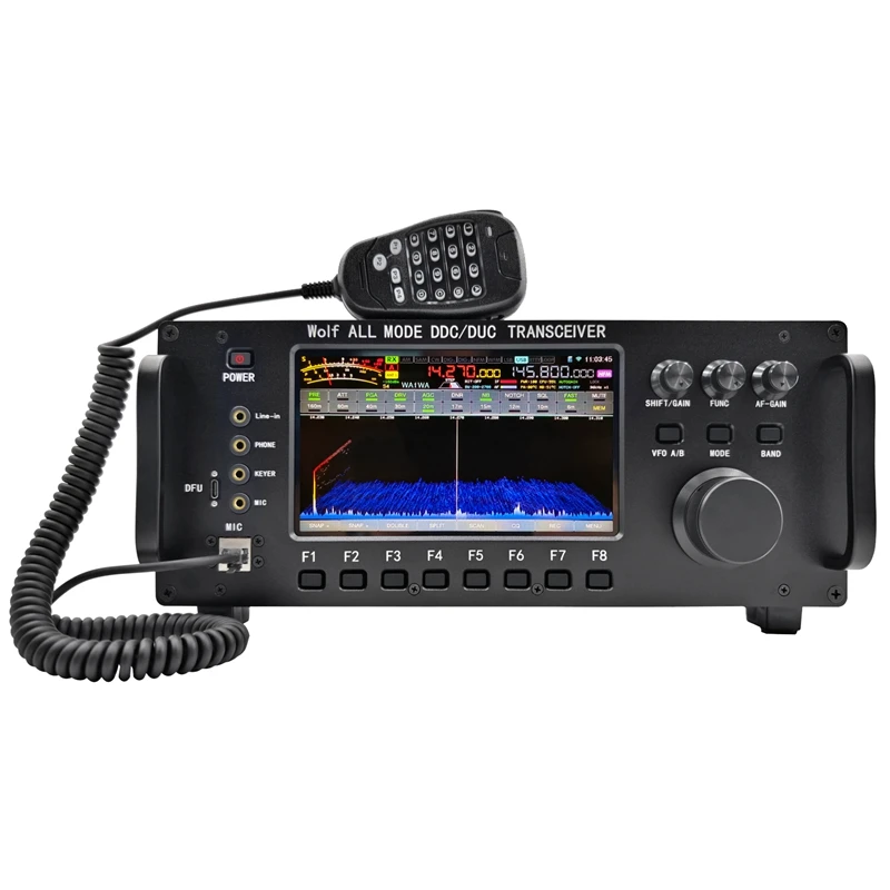 

20W 0-750Mhz Wolf All Mode DDC/DUC Transceiver Mobile Radio LF/HF/6M/VHF/UHF Transceiver For UA3REO With WIFI Function