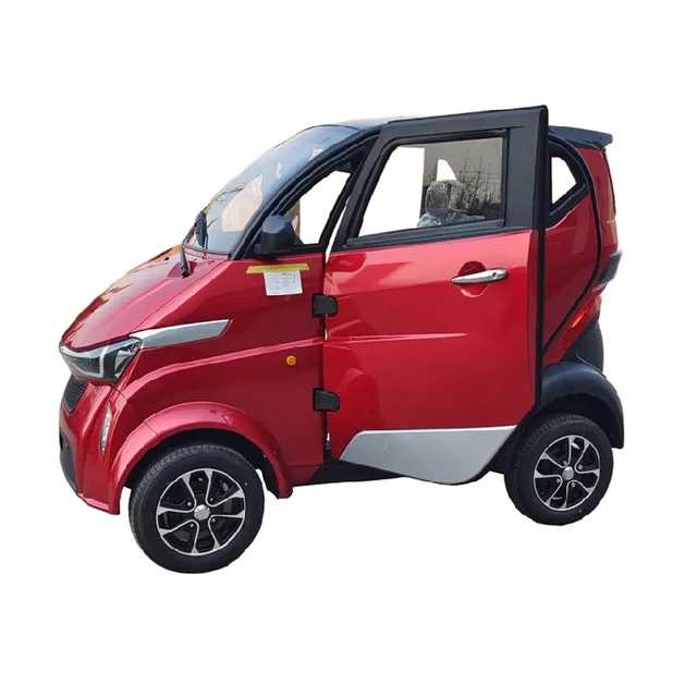 High Speed Small Body Electric Scooter High And Low Speed Switch Enclosed 4 Wheel Car For